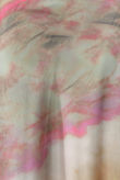 Pink Watermark Splatter Bias Skirt