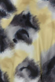 Yellow Watermark Splatter Bias Skirt