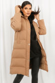 Hooded Longline Puffer Coat