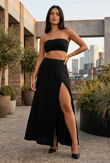 Black Elasticated Back Soft Bralet