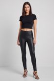 Black Wax Leggings