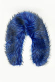 Blue Colour Faux Fur Collars