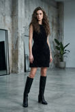 Black Fur dress