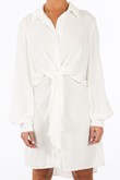 k/266/gcd2076-_Tie_Front_Chiffon_Shirt_Dress_In_White-5__02571.jpg