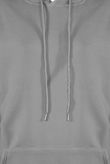 Grey Patch Pocket Hoodie Dress