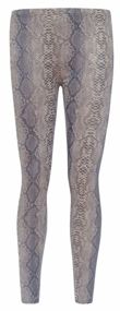 Snakeskin Leggings With Gold Foil Effect