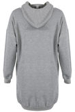 Grey JAdore Slogan Hooded Dress