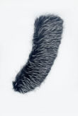 Black Grey Colour Faux Fur Collars
