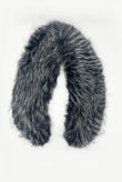 Black Grey Colour Faux Fur Collars