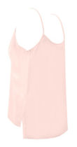 Rose Strappy Mesh Detail Chiffon Top 