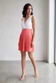 White Rose Pleated Dress