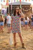 Multicolour Block Print Shift Dress 