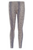 Snakeskin Leggings With Gold Foil Effect