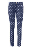 Blue Rag Swan Print Super Soft Skinny Jeans