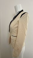 Cream Single Button Blazer