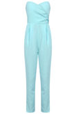Mint Cross Over Bandeau Jumpsuit