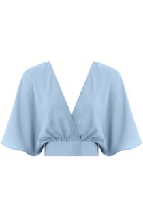 Sky Cross Over Back Tie Up Top