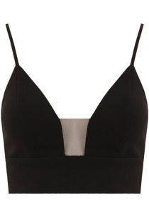 Black Mesh Insert Bralet