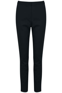 Black Tailored Straight Pants