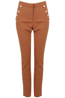 Camel Sailor Buttoned Trousers