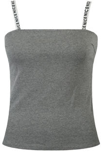Grey Printed Straps Cami