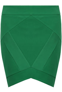Green V Cut Bandage Skirt