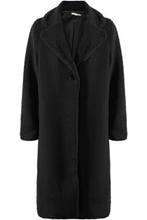 Borg Teddy Coat In Black