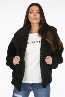 Black Borg Teddy Jacket