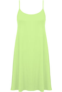 Lime Block Neon Colour Sleeveless Summer Dress