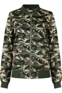 Camouflage Bomber Jacket