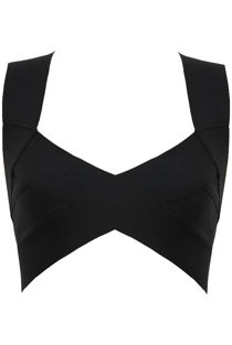 White Bandage Crop Top