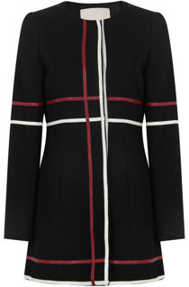 Black Double Lined Long Coat