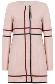 Pink Double Lined Long Coat