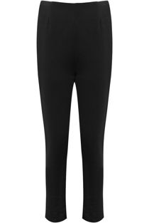 Black Tailored Plain Trousers 