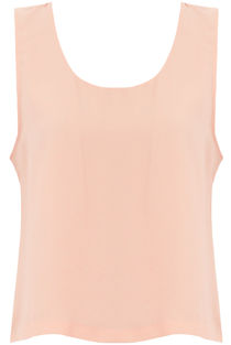 Rose Block Colour Sleeveless Tops