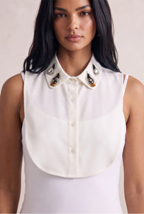 Embellished Bib Collar