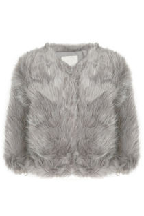 Shaggy Fur Cropped Jacket