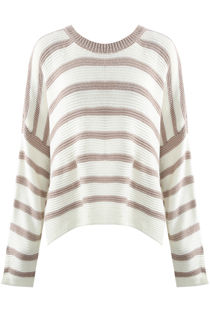 Beige Striped Jumper