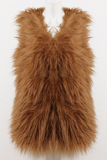 Taupe Faux Fur Gilet