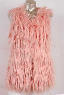 Rose Faux Fur Gilet