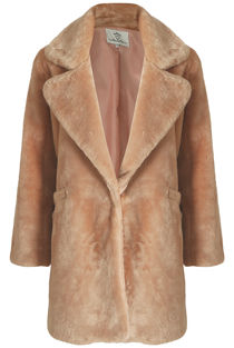 Rose Soft Fur Overcoat 