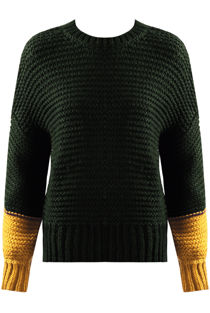 Green Cable Knit Jumpers 