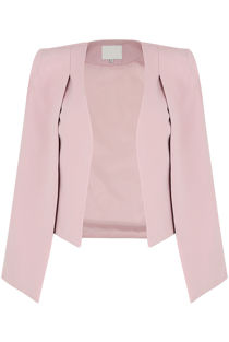 Pink Tailored Cape Blazer