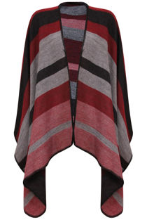 Wine Striped Cape
