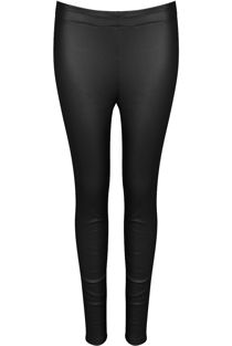 Black Wax Leggings