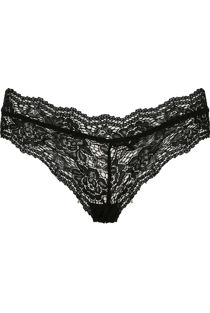 Black Crochet Scallop Knickers