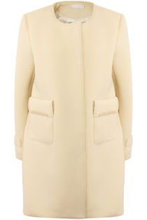 Embellished Pocket Overcoat 