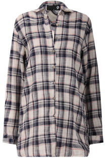 Blue Long Check Shirts