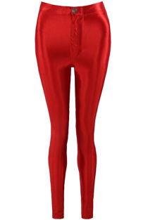 Red Shiny Trouser
