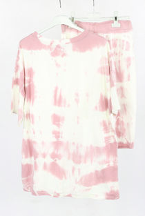 Pink Tie Dye Tops & Short Set 